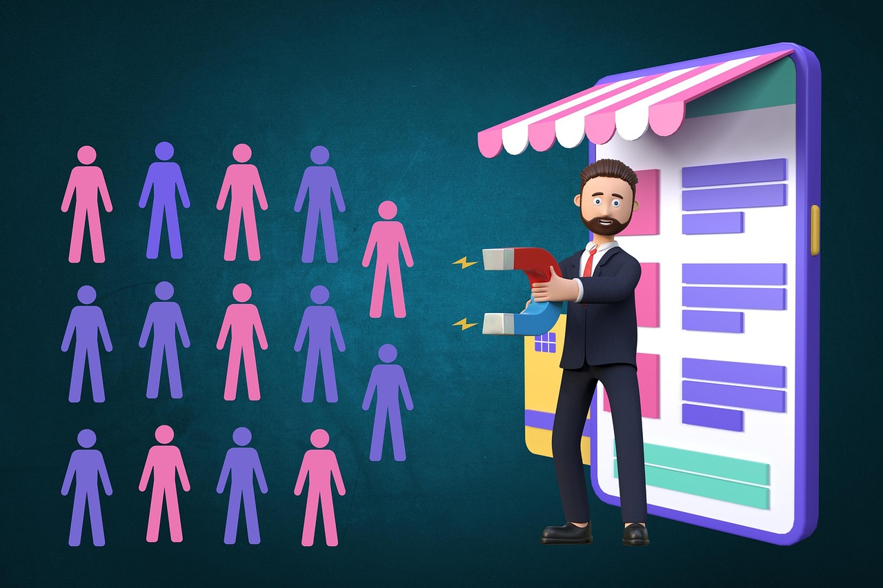 Visuelle Darstellung eines Lead Magnets im Kontext von Sales Lead Nurturing zur Generierung und Qualifizierung potenzieller Kunden